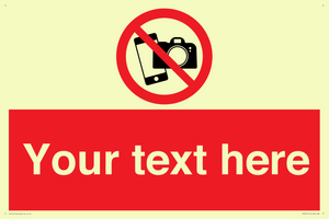 Custom No filming or photography